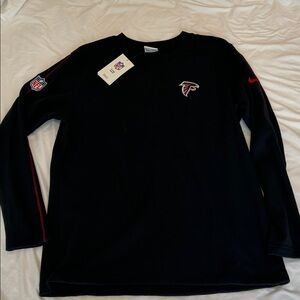 Atlanta Falcons Black Thick Long Sleeve Shirt